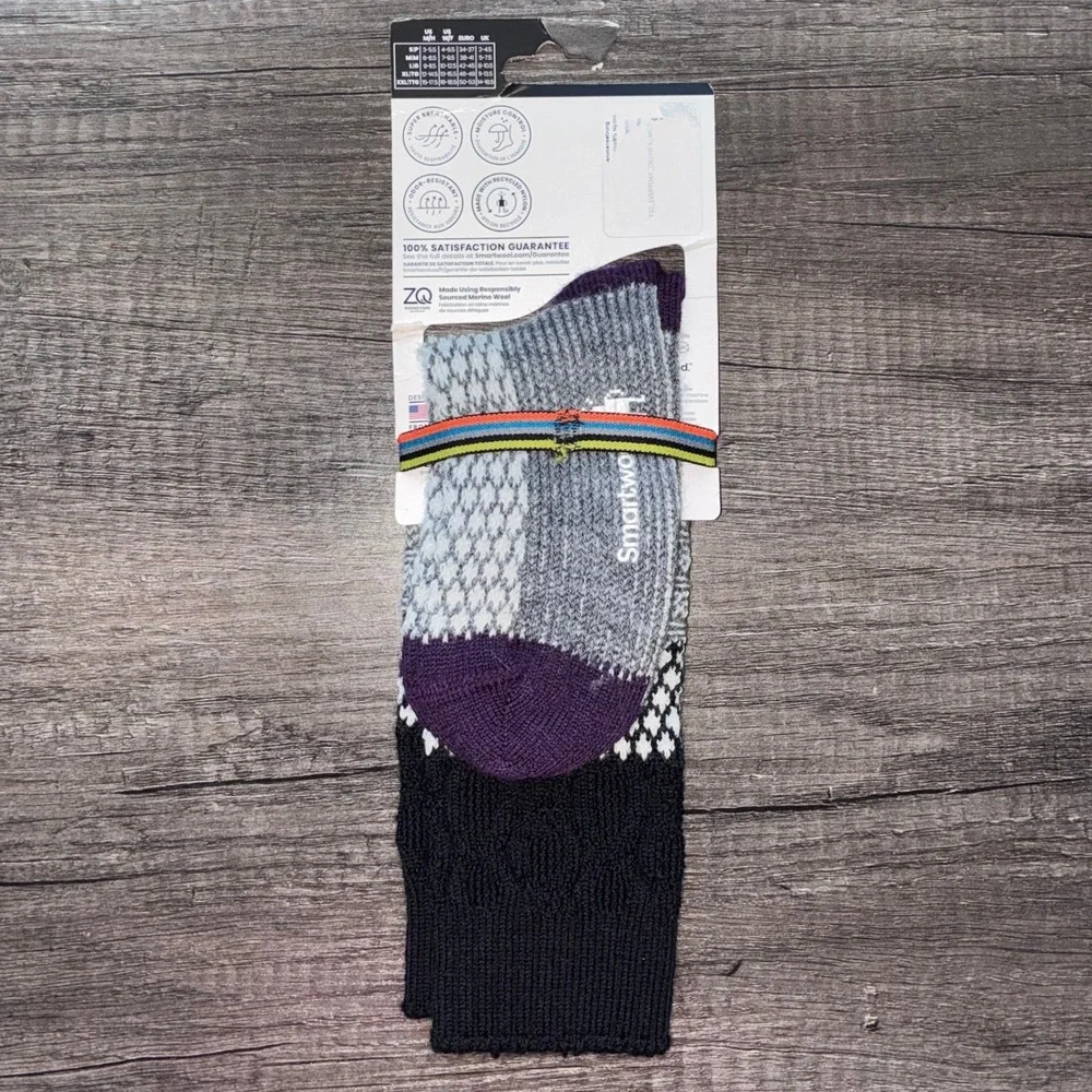 Smartwool Everyday Popcorn Cable Merino Wool Full Cushion Crew Socks Unisex LG